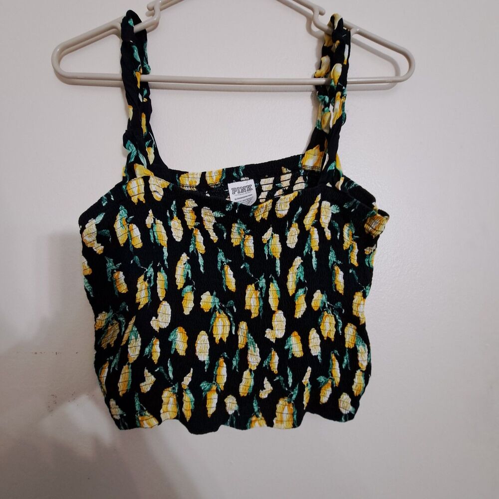 Victorias Secret Pink Lemon Covered Cami Shirt size: XL